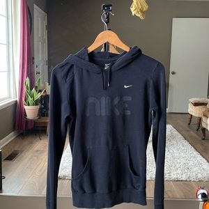 Nike Hoodie - Black Small- stretch